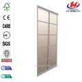 Bright Clear Mystique Glass Aluminum  Door