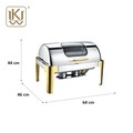 Équipement de cuisine de Bain Marie / Bain Marie Golden Food Warmer