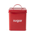 Food Storage Metal Tin Can Kitchen Box Bin