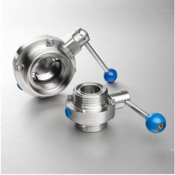 DIN Ss304 316 Thread Flanged Sanitary Stainless Butterfly Valve