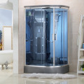Duschgehäuse neben der Badewanne hochwertiges mobiles vorgefertigter Duschraum