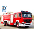 6X4 Water Foam Fire Fighting Tank Truck 12000L