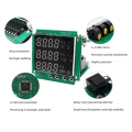 LED display energy meter for three phase