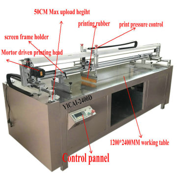 Corrugated paper board screen printing machine