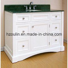 White Modern MDF Bathroom Vanity (BA-1140)