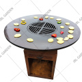 Backyard de cozinha ao ar livre comercial Corten Steel BBQ Grill