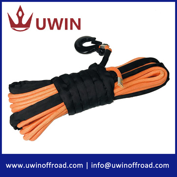 9.5 mm 28m Orange 4x4 Synthetic Winch Rope