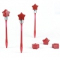 Five Pointed Star Plastic Bump Pens