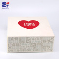 Red hot stamping paper clothing packaging box