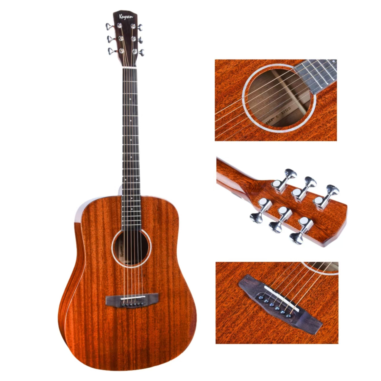 K-X712D Kaysen All Solid Acoustic Guitar 41 Inch K-X712D Kaysen All Solid Acoustic Guitar 41 Inch
