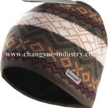 Wholesale mens knitted slouch beanie hats