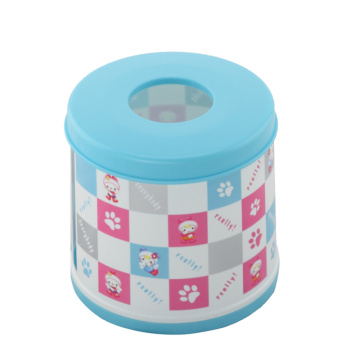 Boîte en tissu plastique bicolore ronde (FF-5011-1)