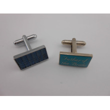 Квадратные пользовательские запонки из металла Stampe Logo Cufflink (GZHY-XK-015)