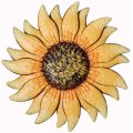 13 Zoll Metall Sonnenblumenwandkunst