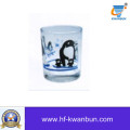Copo de vidro de alta qualidade do copo com velas de impressão Kb-Hn0753