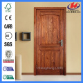 JHK-002 a machiné la porte extérieure de panneau de MDF de placage de 2 sapelli