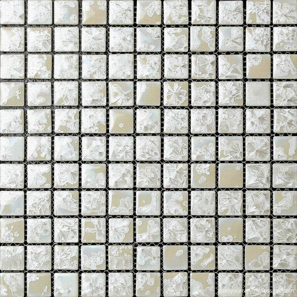 White Glazed Transforming Mosaic