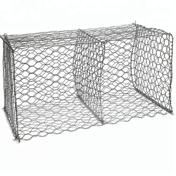 collapsible gabion mesh fence for flood control