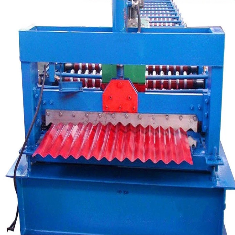 corrugated metal forming machine