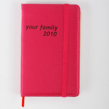 Carnet rouge avec Logo