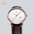 Мода мужские кварцевые аналоговые наручные часы с кожаным ремешком 72645
