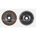 Calcinação de óxido Flap abrasivos discos de 5′′ (plástico cobrir 27 * 15mm)