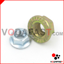 Hex Flange Nuts Serrated Zinc Plated