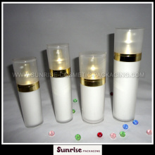 30ml 50ml 80ml 120ml White Slanting Round Lotion Press Bottl