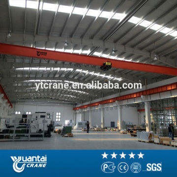 Baixa cabeça quarto único feixe Overhead Crane para salvar o custo de construção