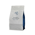 Black Custom Printed Quad Seal Coffee Bags With Valve