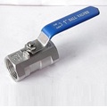 1PC Steel Stainless Steel Ball Valve BSPT NPT