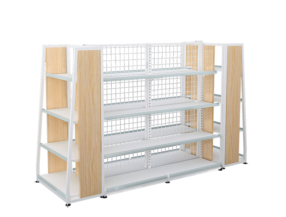 Retail Steel Wooden Shelving