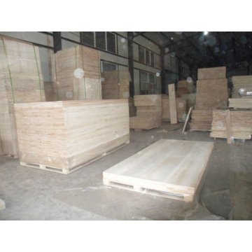 12 mm, espessura de Paulownia Straight Lamella Board