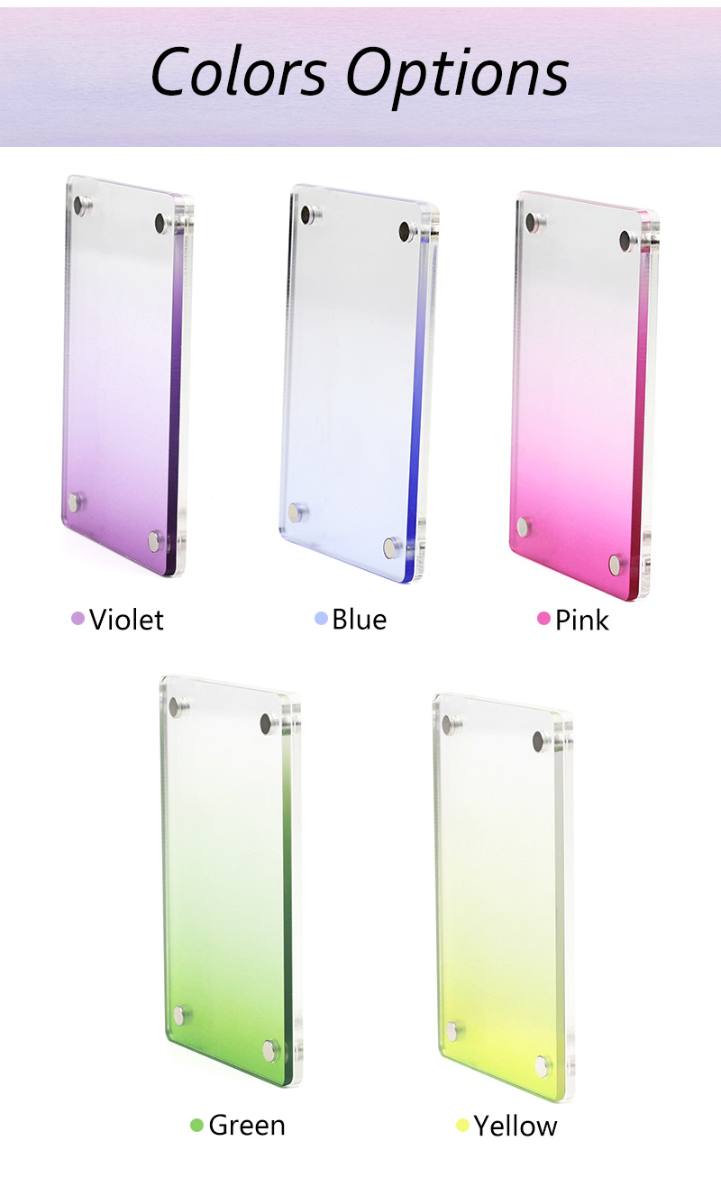 3 Inch Gradient Color Fridge Magnetic