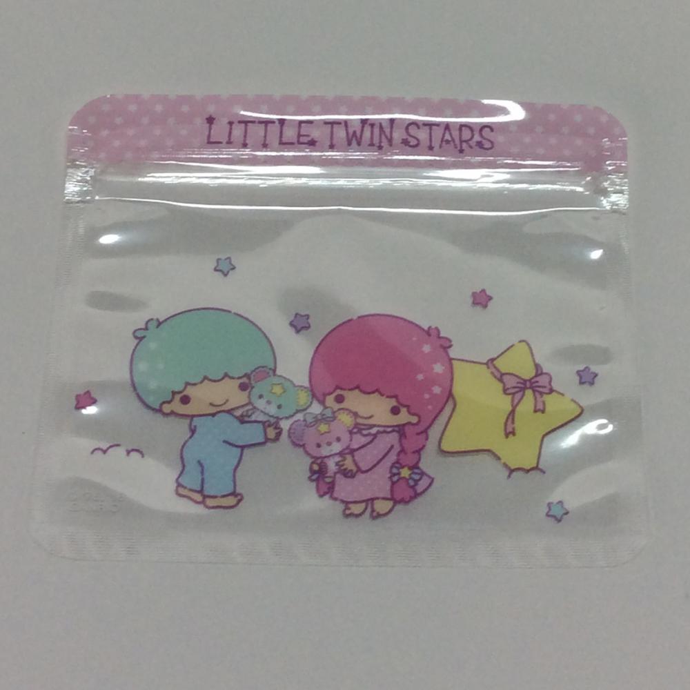 Transparent Sealing Zipper Cartoon Storage Bag