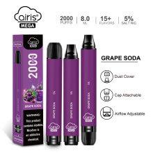 Wholesale Airis Max Disposable Vape 1800Puff 10 Flavors