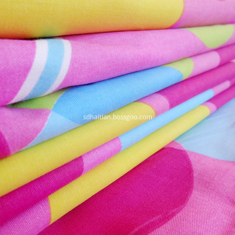 Soft Peach Printing Hometextile Fabrics