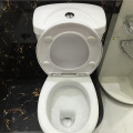 Toilettes à deux pièces en porcelaine de couleur blanche pour salle de bain