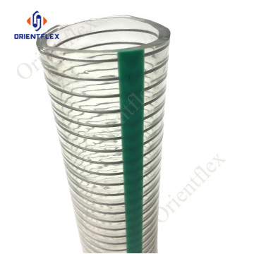 spiral galvanized wire reinforced vacuum suction tubing