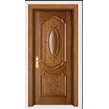 Decorative Solid Wood Composite Paint Door