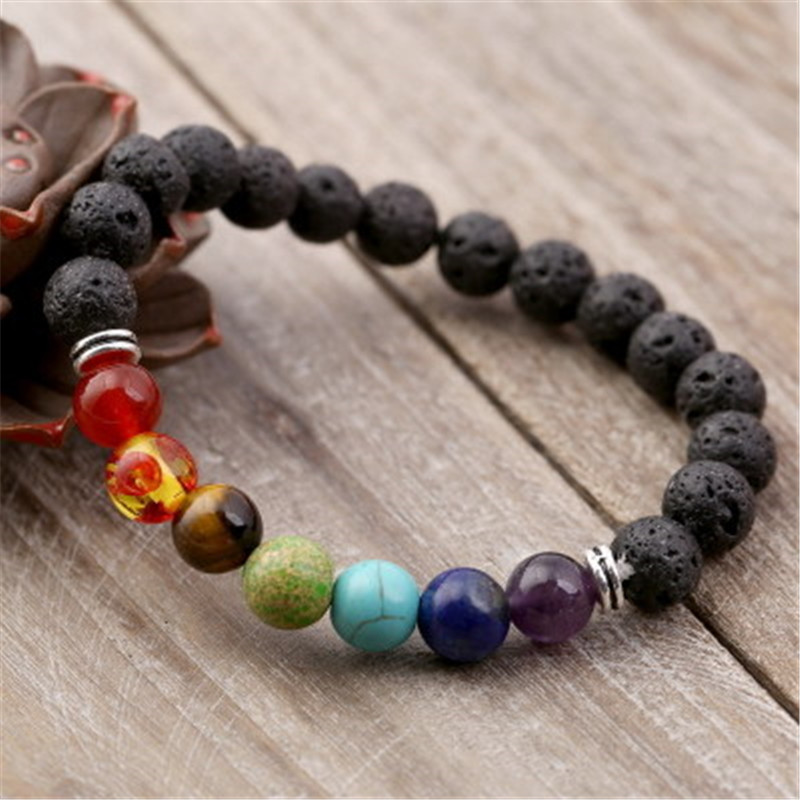 Natural stone Chakra bracelet