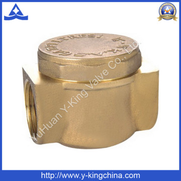 Forged Brass Swing Check Valve with Brass Colour (YD-3010)