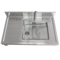 stainless steel hospital bed pan sink