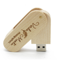 Wooden Swivel USB  Pen Drive