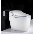 Hands Free Flushing Toilet Sliver color Floor mounted P-trap Smart Toilet