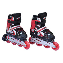 Semi-Soft Sports Red Inline Skate