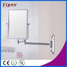 Fyeer Attractive Double Side Wall Brass Rectangle Vanity Mirror