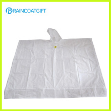 Transparent PVC Raincoat with Logo Printing