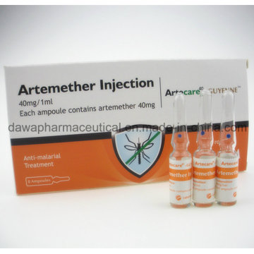 Precio de Fábrica GMP Antimalarial Inyección Terminada Inyección de Artemisinina