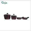 6PCS Cookware Conjunto Housewares Pan Set Kitchenware